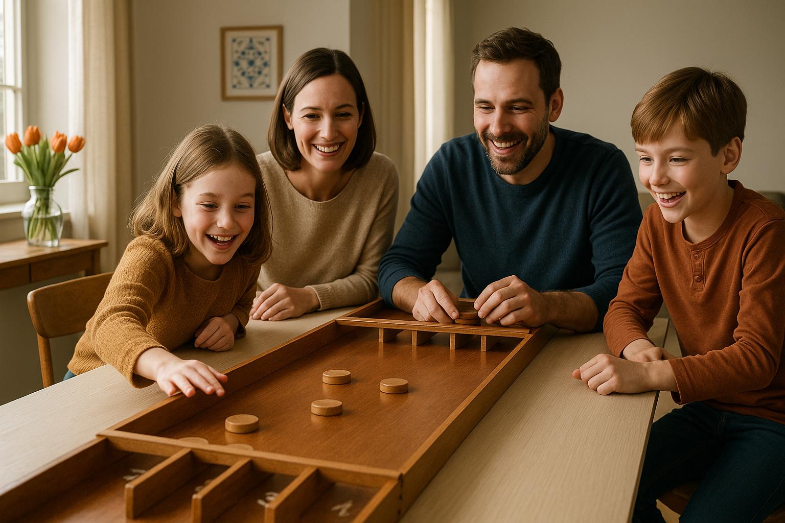 How to Play Sjoelbak at Home