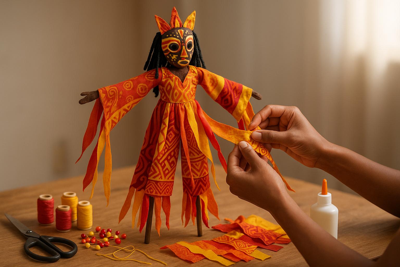 Craft a Moko Jumbie Puppet: A Step-by-Step Cultural DIY
