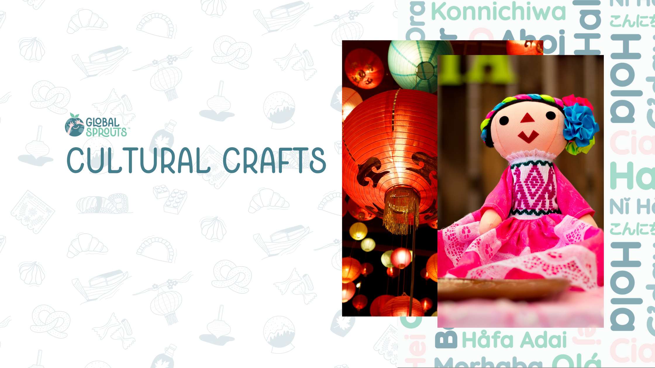 Easy projects and cultural craft ideas for kids under 5 with Global Sprouts