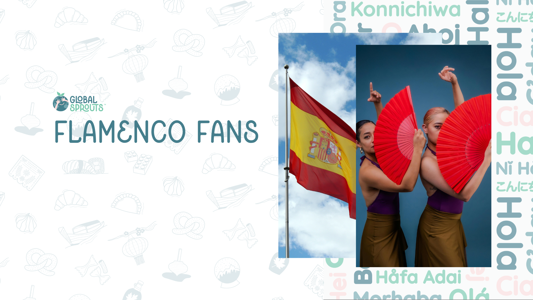 Spanish flamenco fans with Global Sprouts