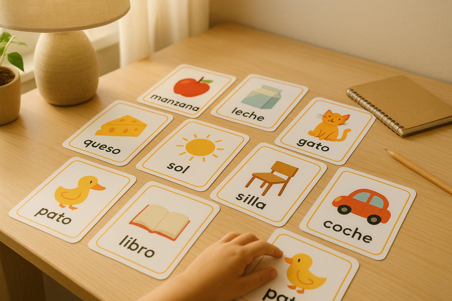 Spanish Words Flash Cards Printable Lead Magnet