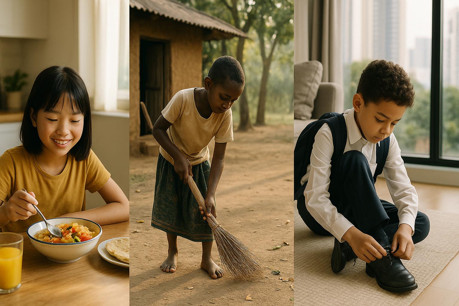 Daily Routines of Kids Around the World