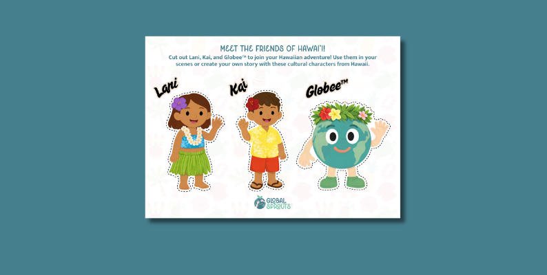 Hawaii Cut-Out Activities for Kids