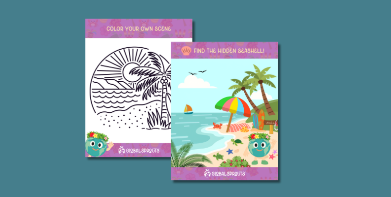 Hawaii Coloring Pages for Kids: Free Printable Activity