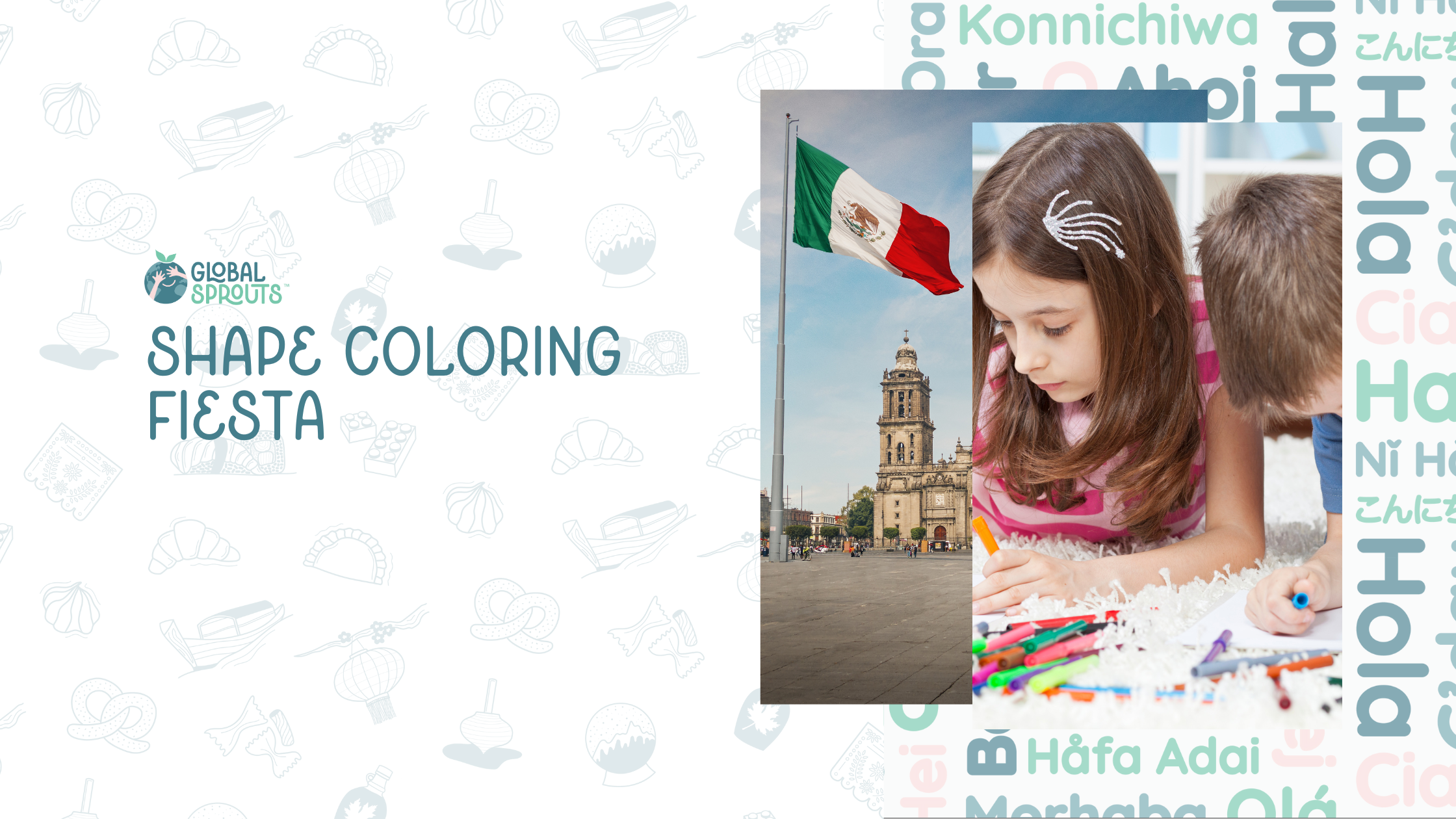 Bring the Fiesta to Life with Our Fun Color-the-Shapes Printable!