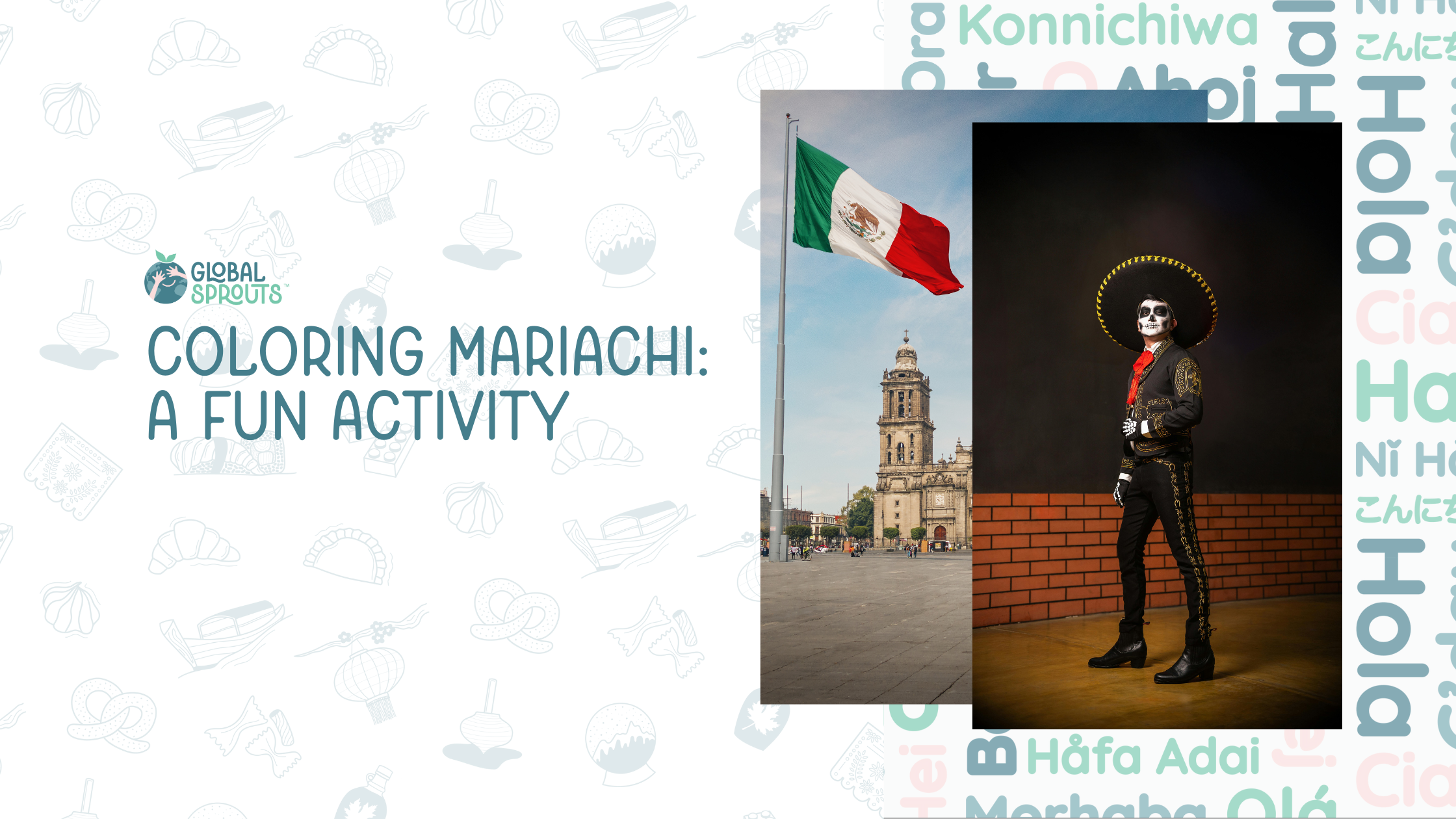 Discover the Music of Mexico Through Tracing and Coloring Fun!