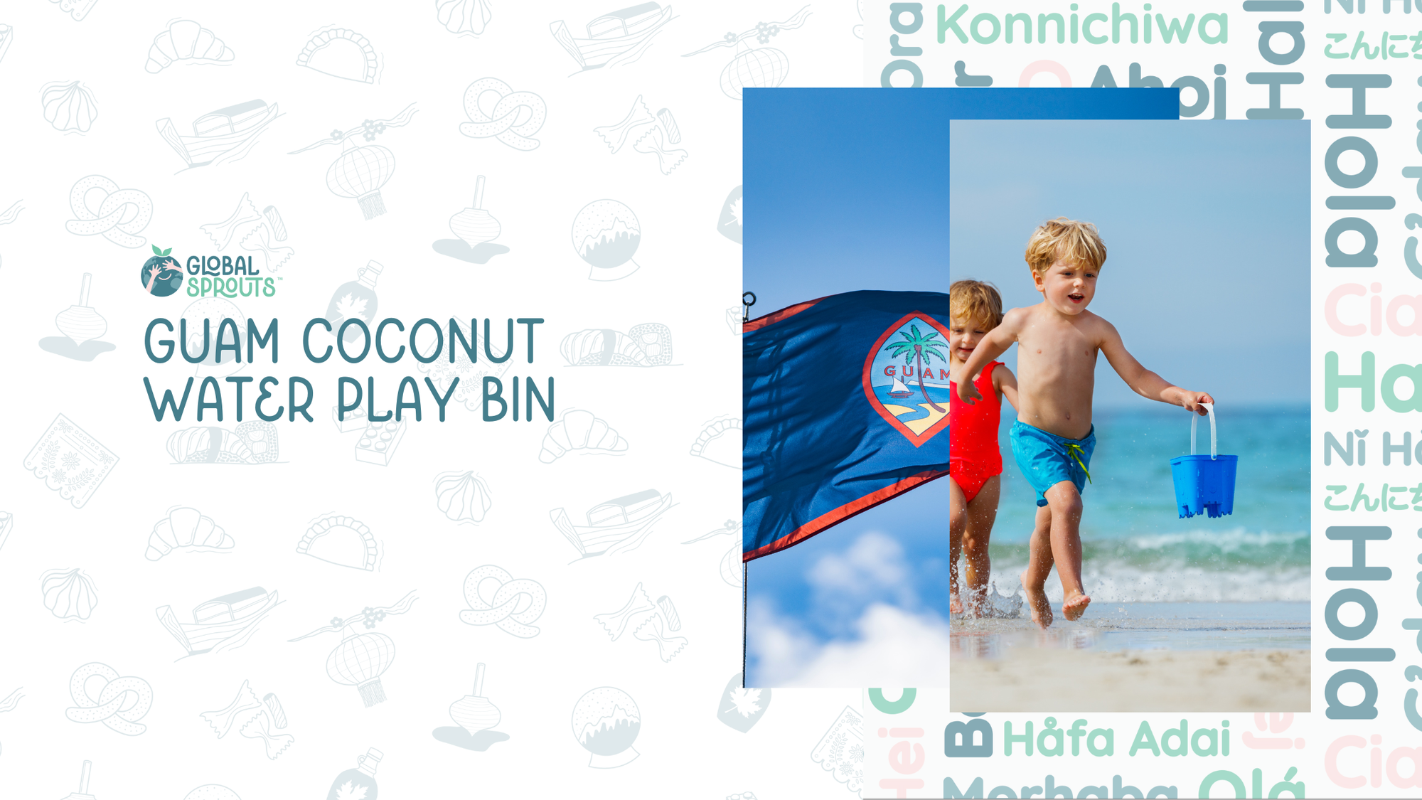 Bring the Island to Your Playroom: Coconut Water Play Bin Fun from Guam