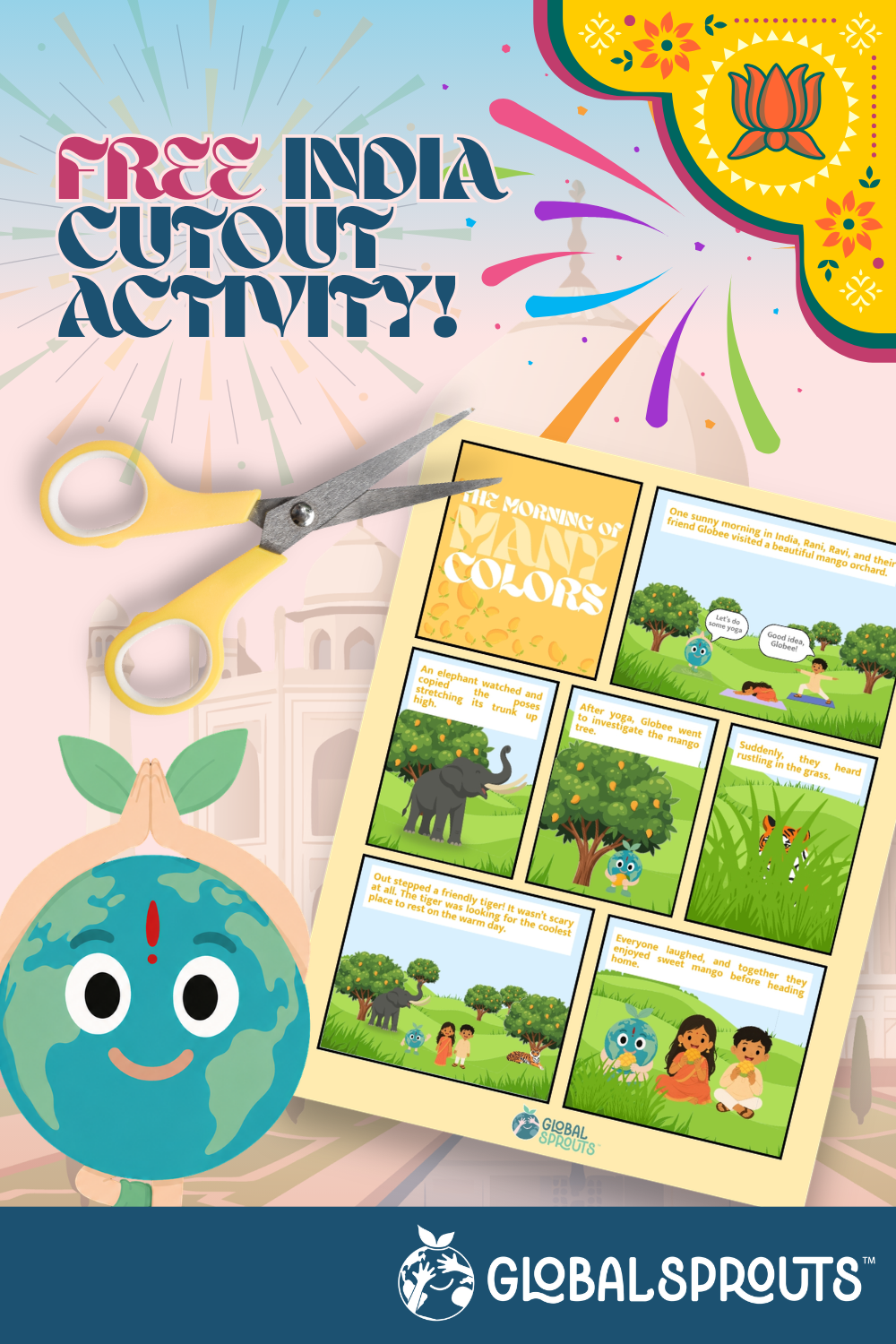 Free India Comic Printable for Kids