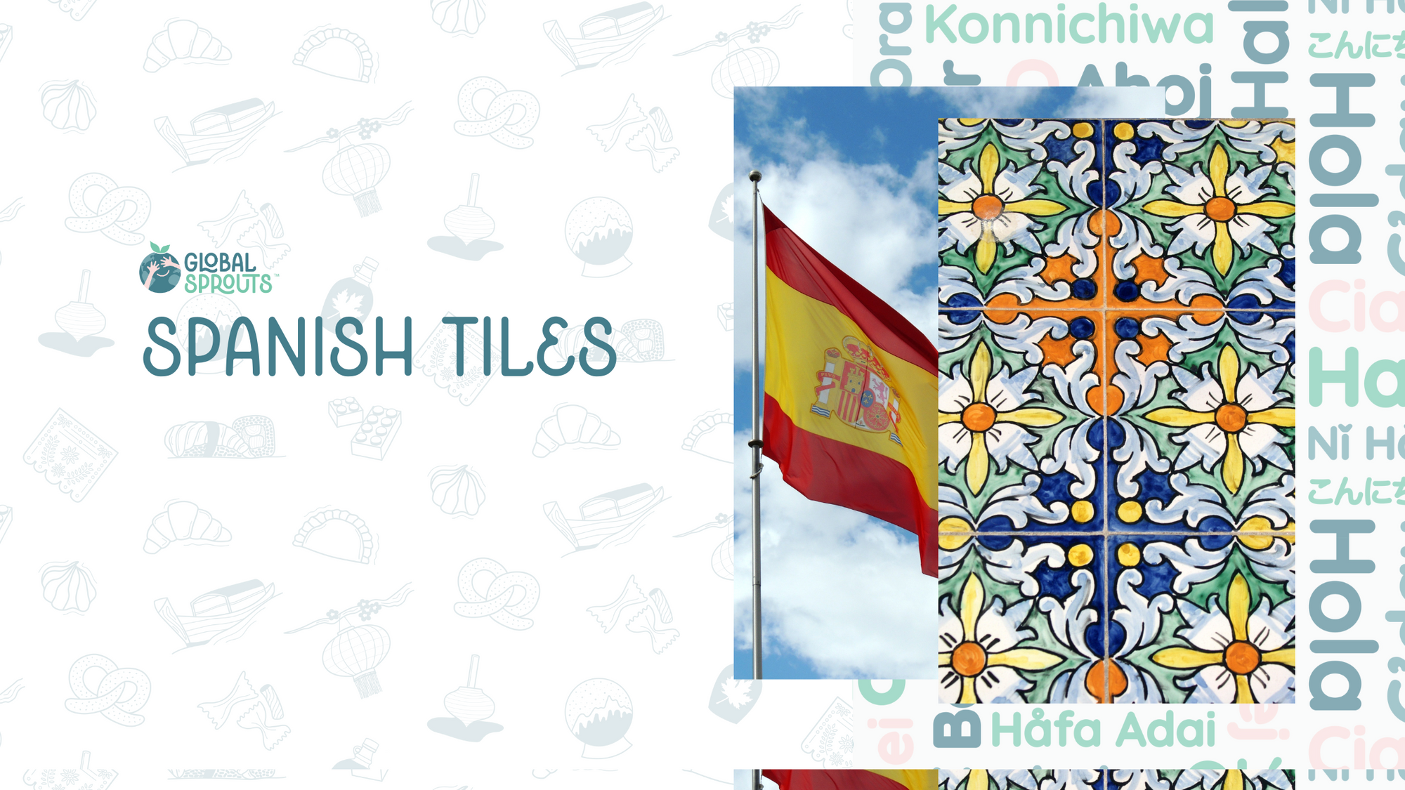 Spanish tile craft with Global Sprouts