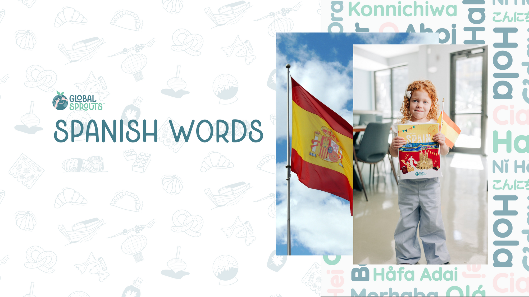 Learn Spanish words with Global Sprouts